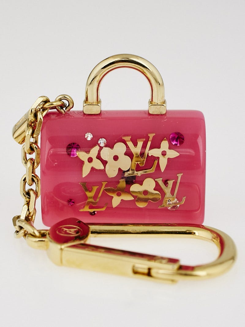 Louis Vuitton Speedy Inclusion Keyring Bag Charm in Framboise - SOLD