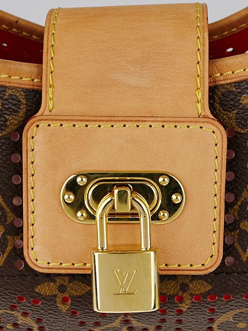 Louis Vuitton Limited Edition Orange Monogram Perforated