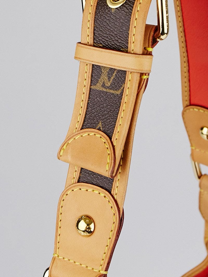 Louis Vuitton Limited Edition Orange Monogram Perforated