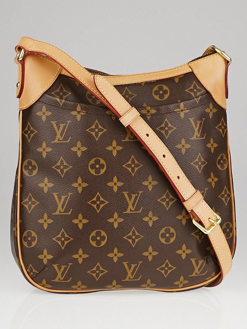 Louis Vuitton Odeon Crossbody PM Brown LV Monogram Canvas Shoulder Bag