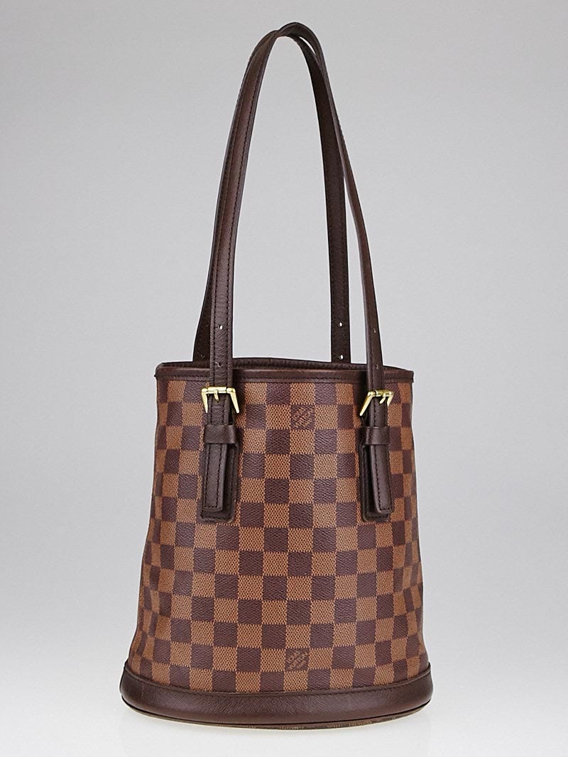 Louis Vuitton Damier Canvas Marais Bucket Bag - Yoogi's Closet