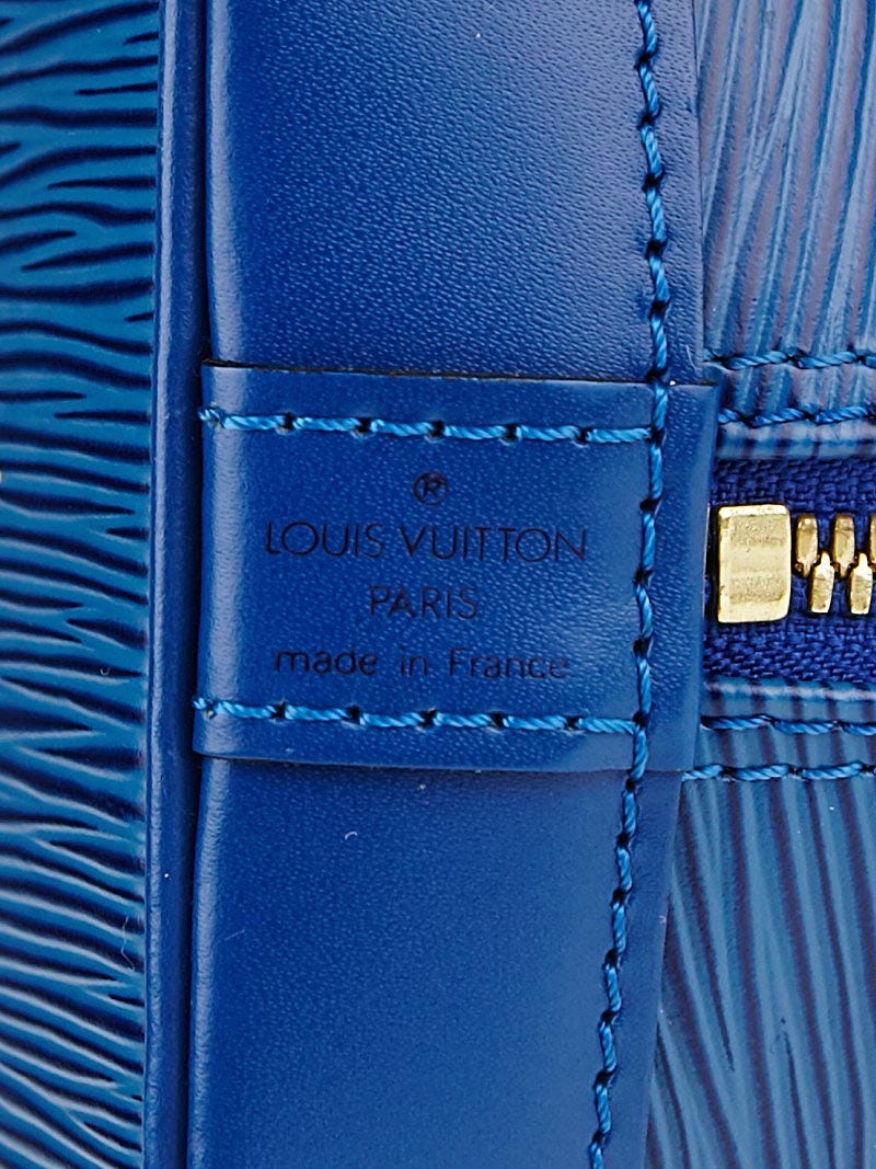 LOUIS VUITTON Epi Alma Hand Bag Toledo Blue M52145 LV Auth 43034 Leather  ref.943065 - Joli Closet