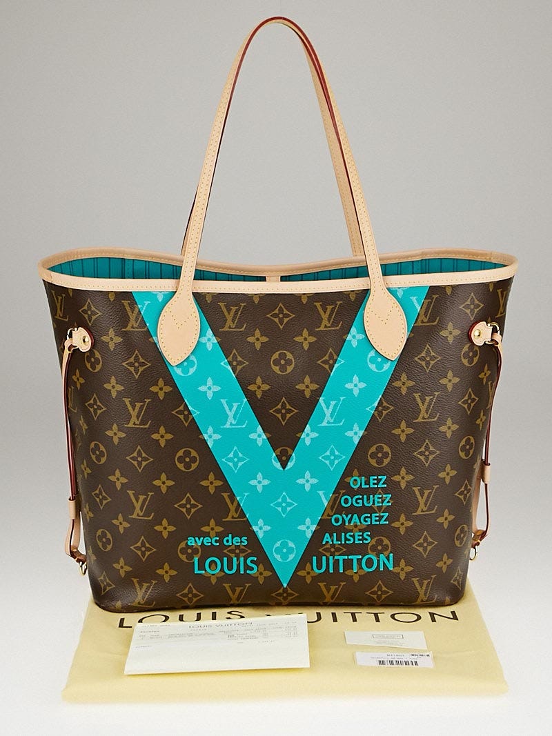 Louis Vuitton Damier Azur Canvas Neverfull GM NM Bag w/o Accessories  Pochette - Yoogi's Closet