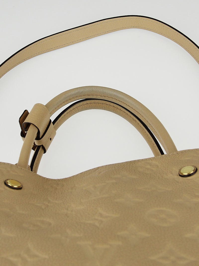 Louis Vuitton Dune Monogram Empreinte Montaigne MM Bag - Yoogi's Closet