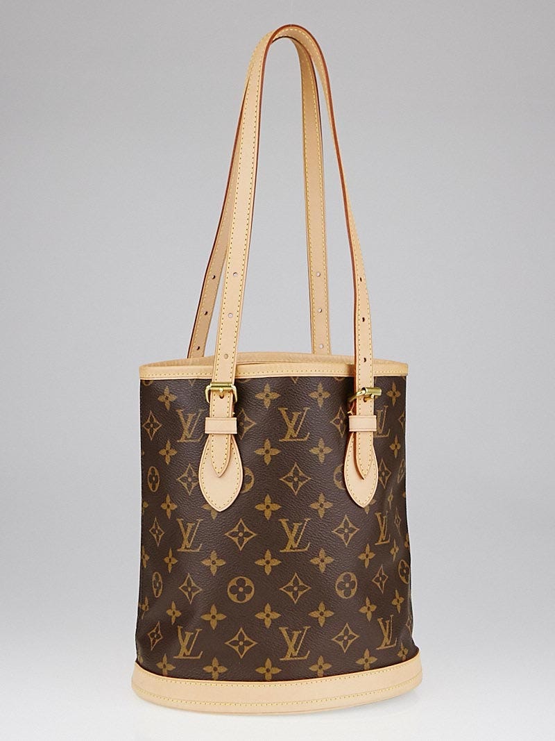 Louis Vuitton Monogram Canvas Petite Bucket Bag w/o Accessories Pochette -  Yoogi's Closet