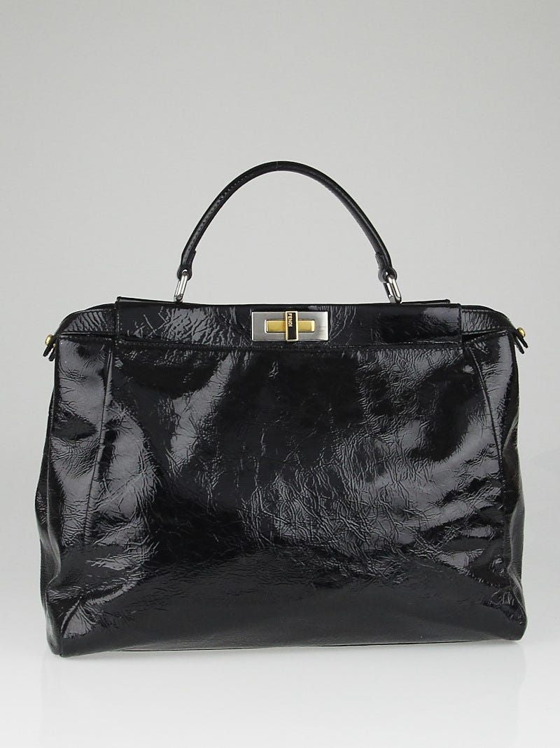 Fendi peekaboo patent leather discount