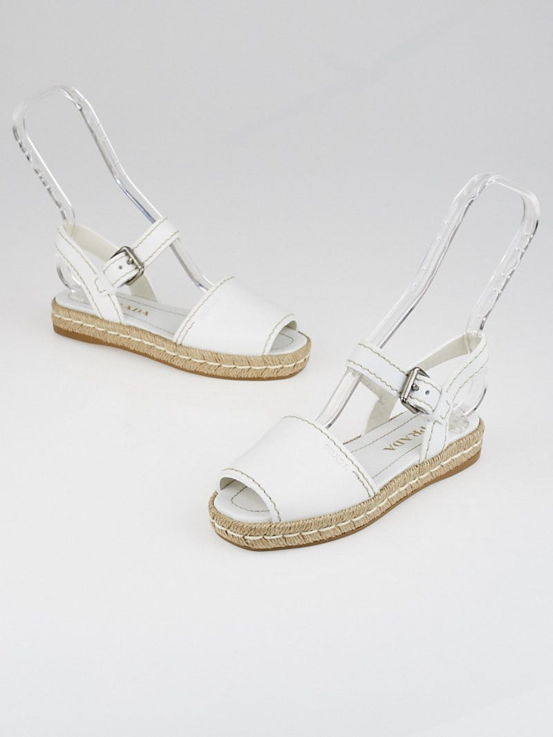 Prada white espadrilles top