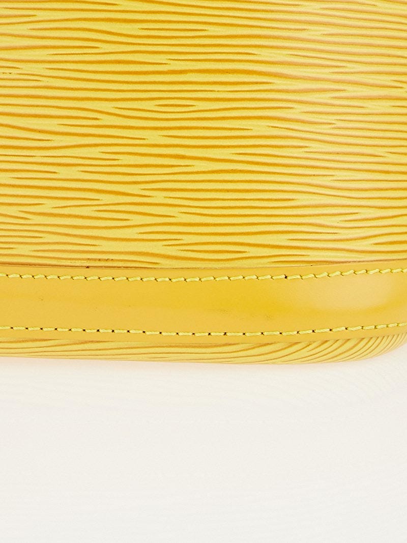 Louis Vuitton Lussac Tassil Yellow Epi Leather Tote Bag, Luxury