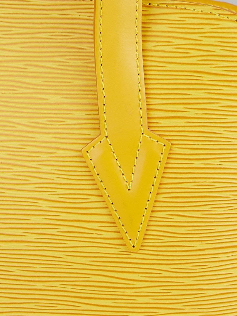Lussac leather handbag Louis Vuitton Yellow in Leather - 32693754