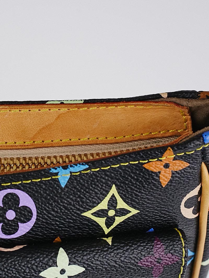Louis Vuitton Black Monogram Multicolore Lodge PM Shoulder Bag - Yoogi's  Closet