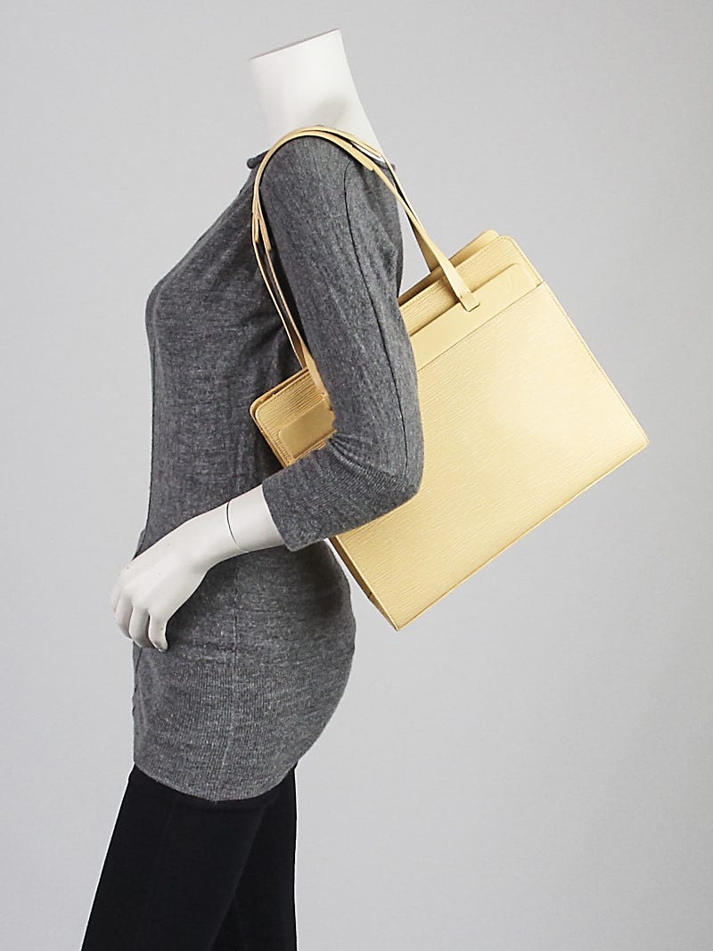 Louis Vuitton Vanilla Epi Leather Croisette PM Tote Bag - Yoogi's Closet