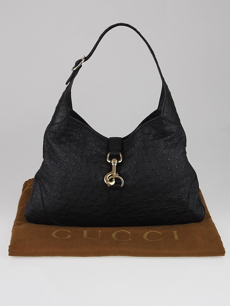 Black gucci best sale hobo bag