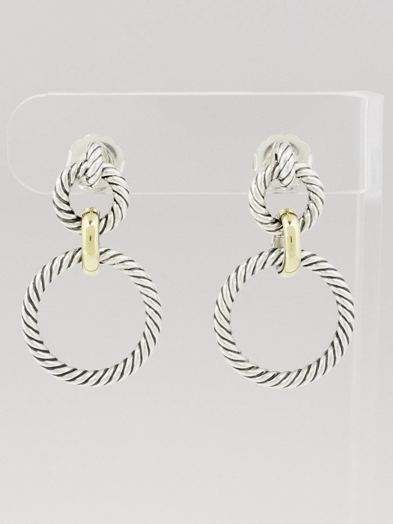David yurman door knocker earrings top