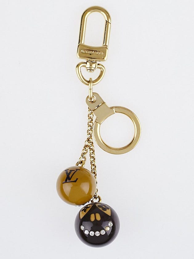 Louis Vuitton Limited Edition Brown Resin Jack and Lucie Key Holder and Bag Charm 