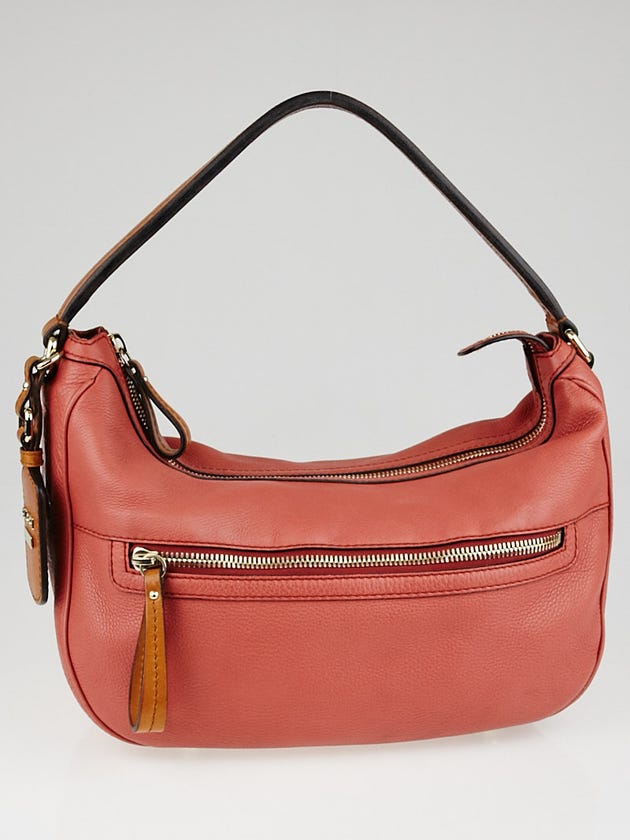 Gucci Dark Pink Leather Medium Madison Hobo Bag