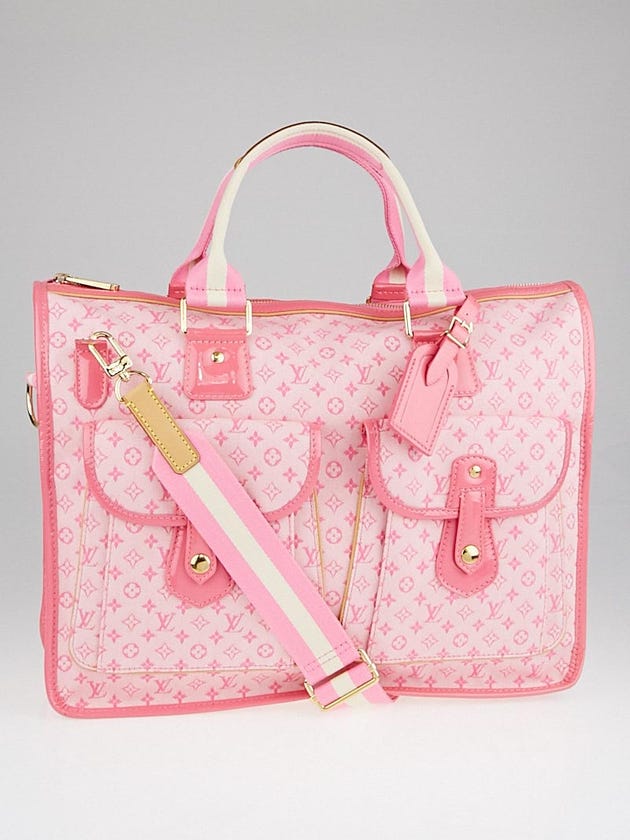 Louis Vuitton Pink Monogram Mini Lin Canvas Sac Mary Kate 48H Messenger Bag