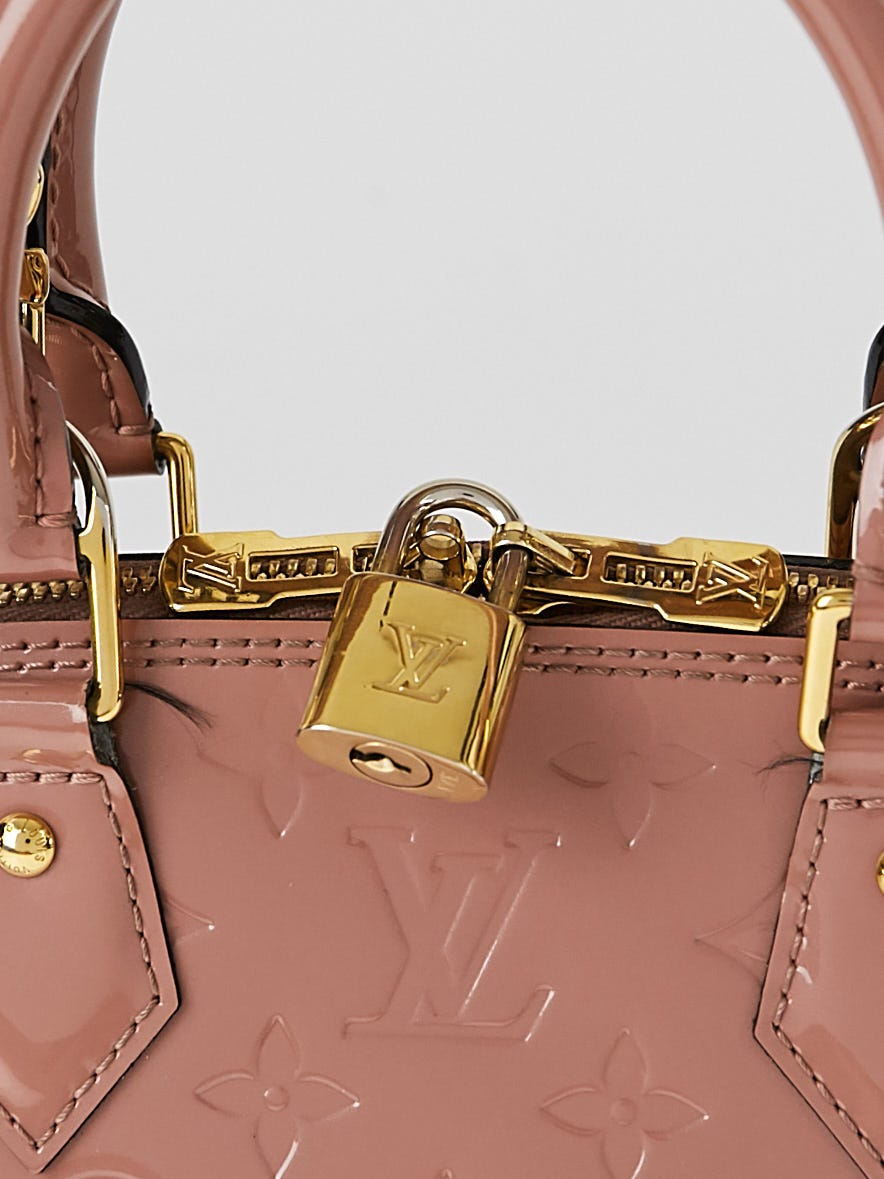 Louis Vuitton Rose Velours Monogram Vernis Alma BB Bag – The Closet