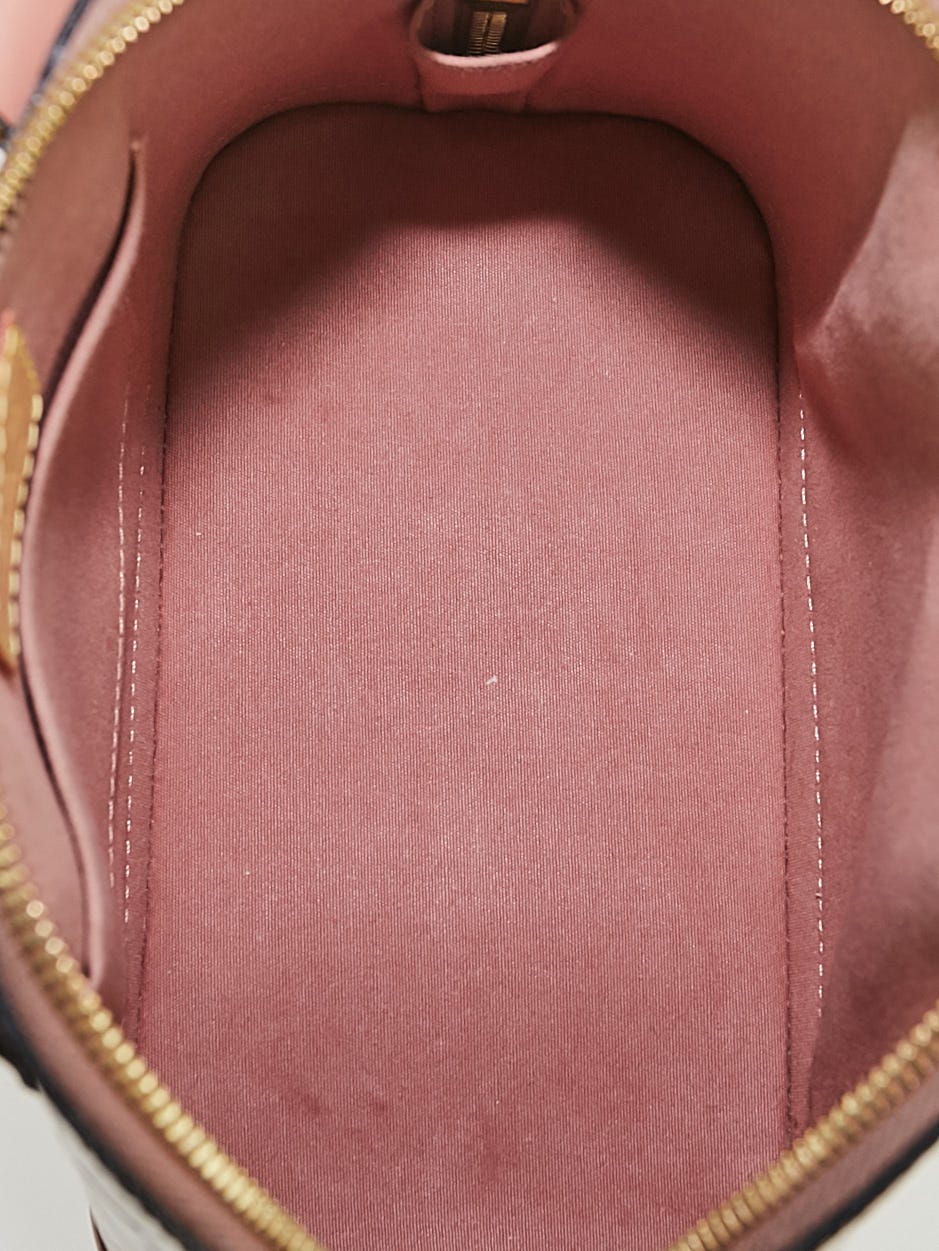 Louis Vuitton Bag Monogram Vernis Alma Bb Rose Velours M91585 Hand  Shouldera798