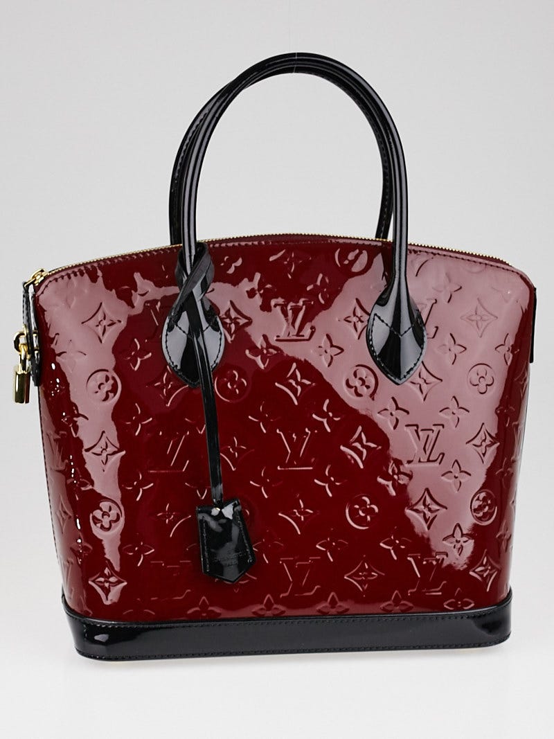 Louis Vuitton Griotte Monogram Vernis Lockit PM Bag - Yoogi's Closet