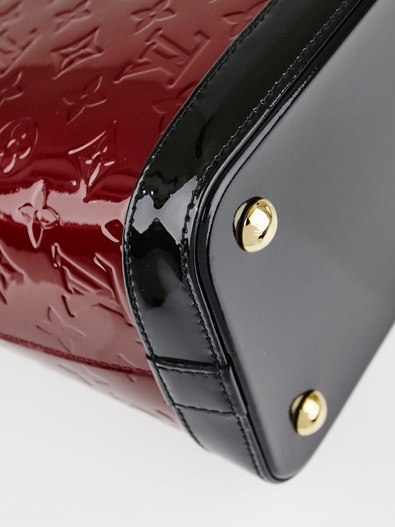 Louis Vuitton Dune and Black Monogram Vernis Lockit PM Bag GHW For
