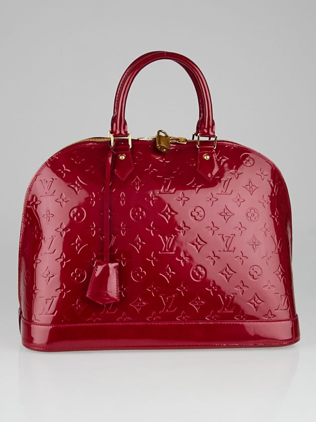 Louis Vuitton Pomme D'Amour Monogram Vernis Alma GM Bag