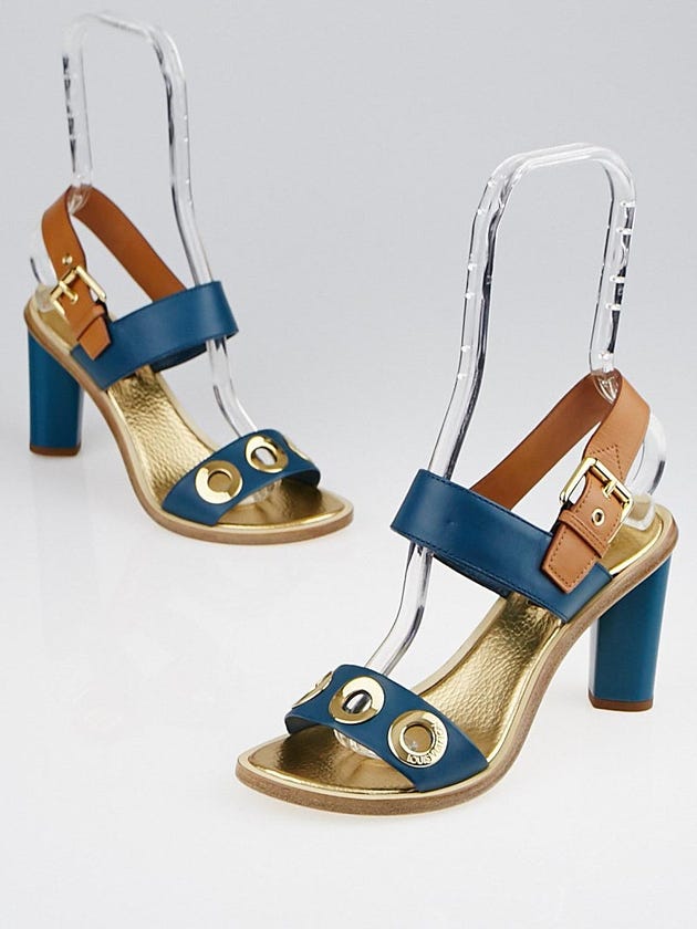 Louis Vuitton Turquoise Sandals Size 7.5/38