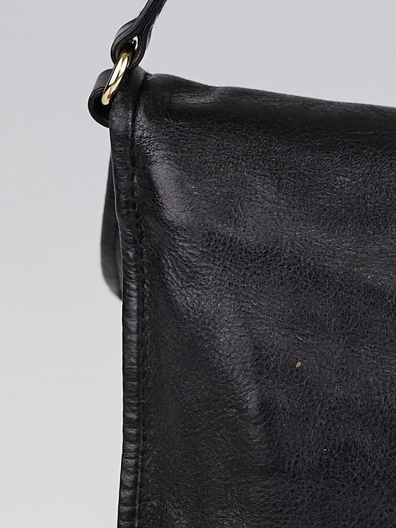 Givenchy Black Leather Obsedia Clutch Bag | Yoogi's Closet