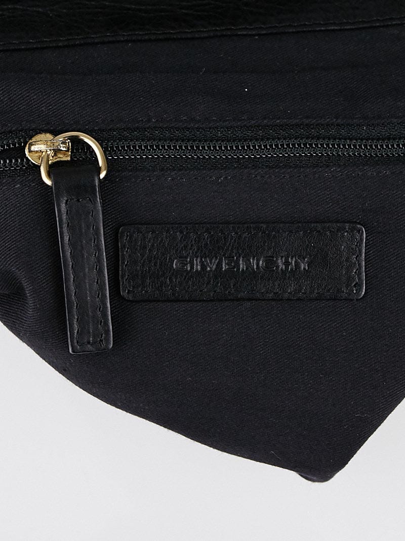 Givenchy Black Leather Obsedia Clutch Bag | Yoogi's Closet