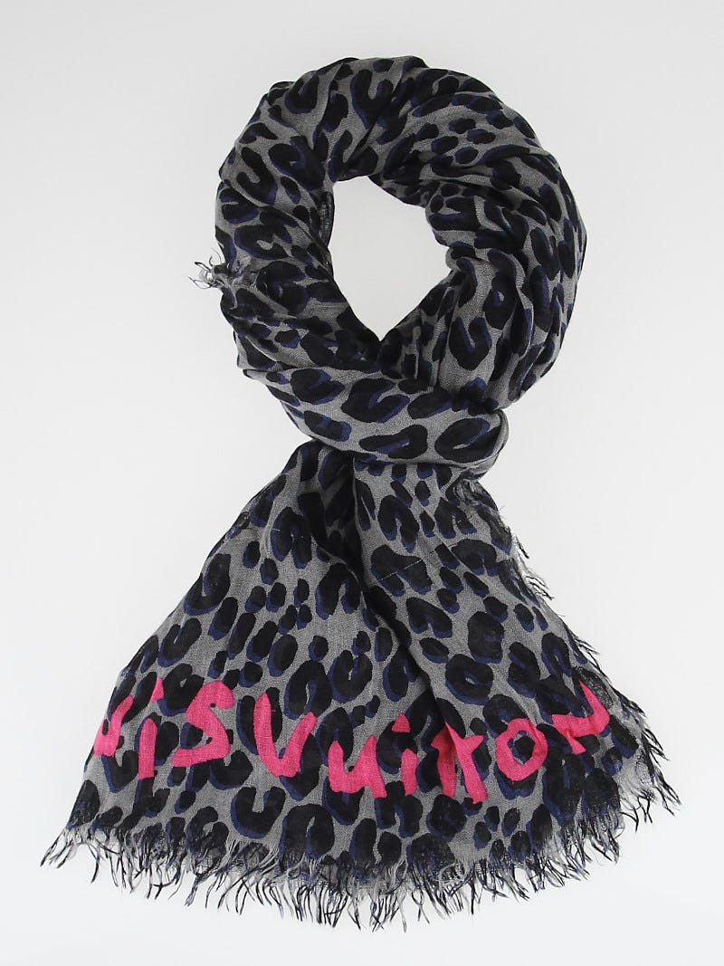 Louis Vuitton - Leopard Stephen Sprouse Cashmere & Silk Stole