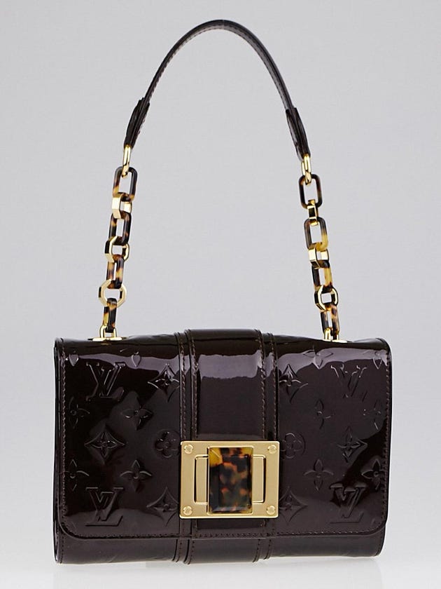 Louis Vuitton Amarante Monogram Vernis Vermont Avenue Clutch Bag