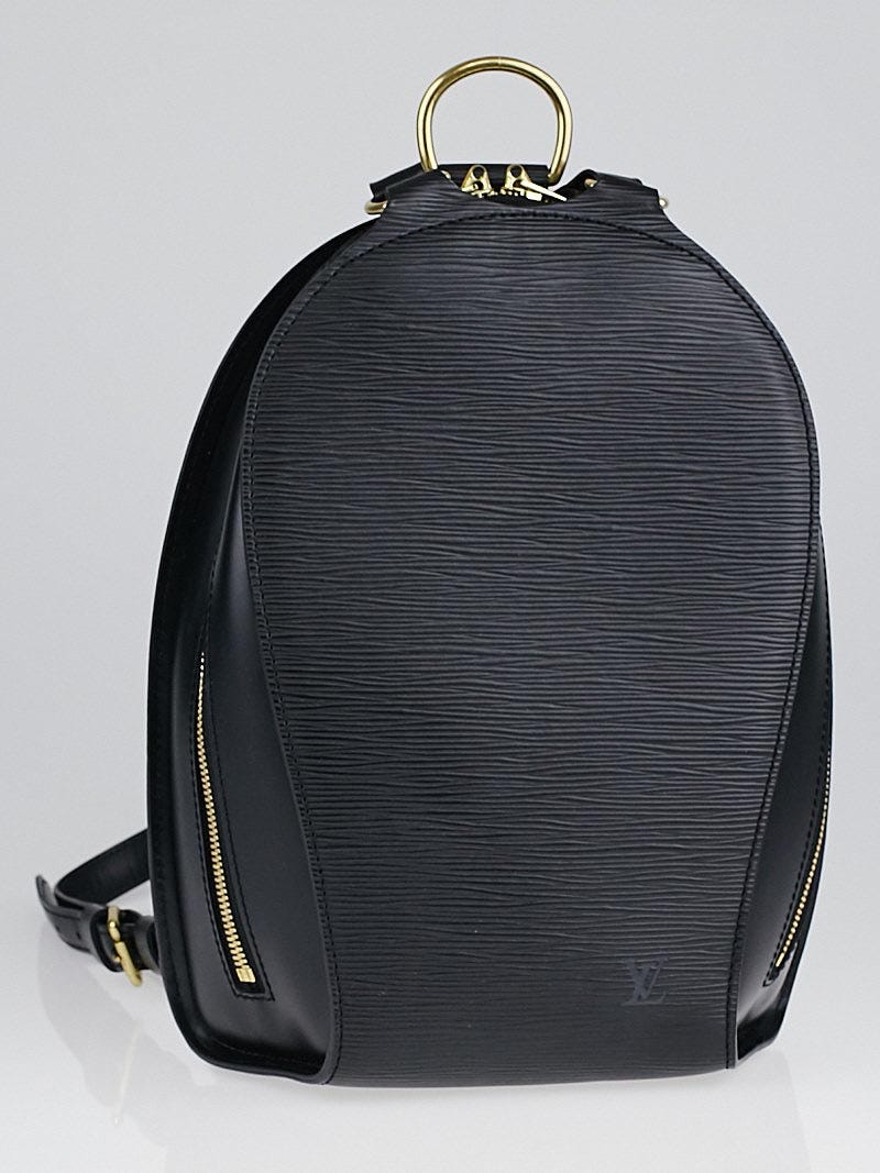 Louis Vuitton Black Epi Leather Mabillon Backpack - Yoogi's Closet
