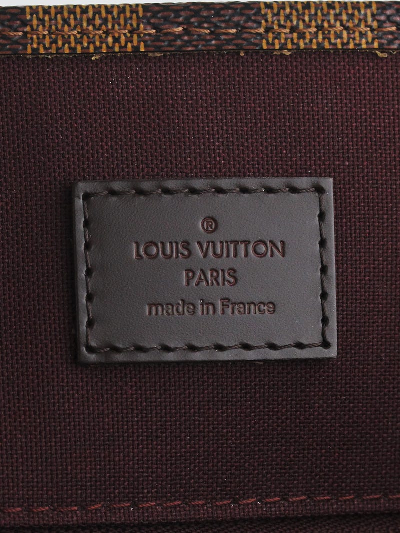 Louis Vuitton Sac Plat M51140 Brown Damier Ebene Canvas Shopping Tote –  Debsluxurycloset