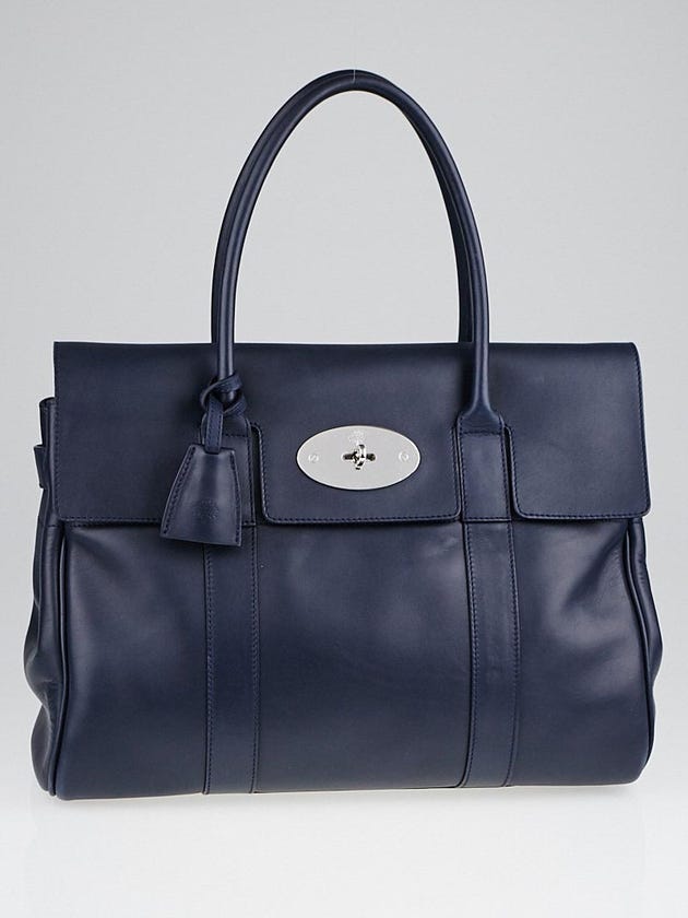 Mulberry Midnight Blue Soft Leather Bayswater Bag