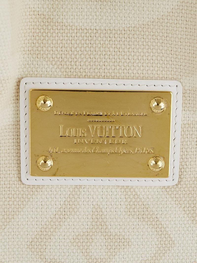 Louis Vuitton Limited Edition Beige Tahitienne Cabas GM Bag - Yoogi's Closet