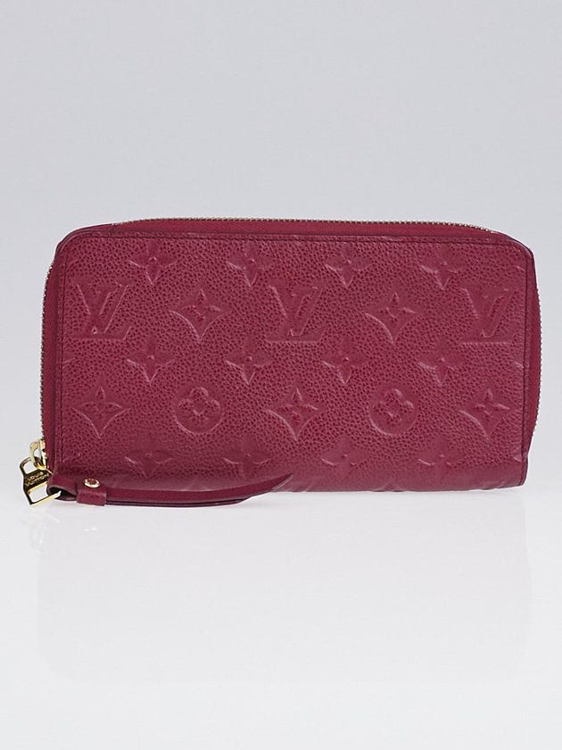 Louis Vuitton Flamme Monogram Empreinte Leather Secret Long Wallet