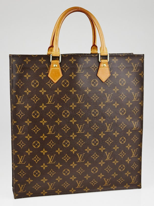Louis Vuitton Monogram Canvas Sac Plat Bag
