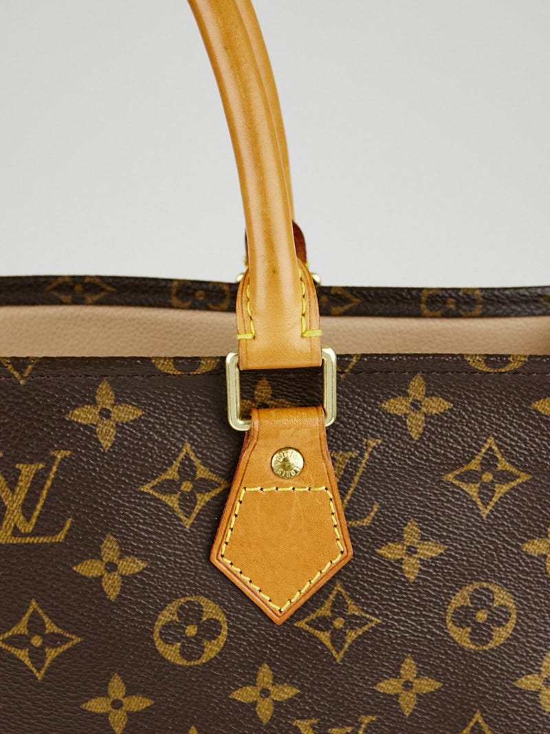 Louis Vuitton LV Monogram Logo Vintage Sac Plat Tote Bag