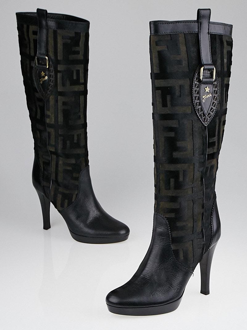 Fendi platform boots on sale