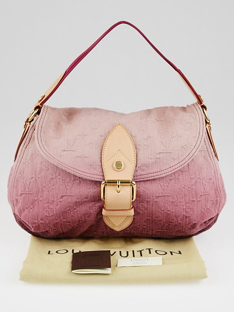 Louis Vuitton Pink Denim Shoulder Bag