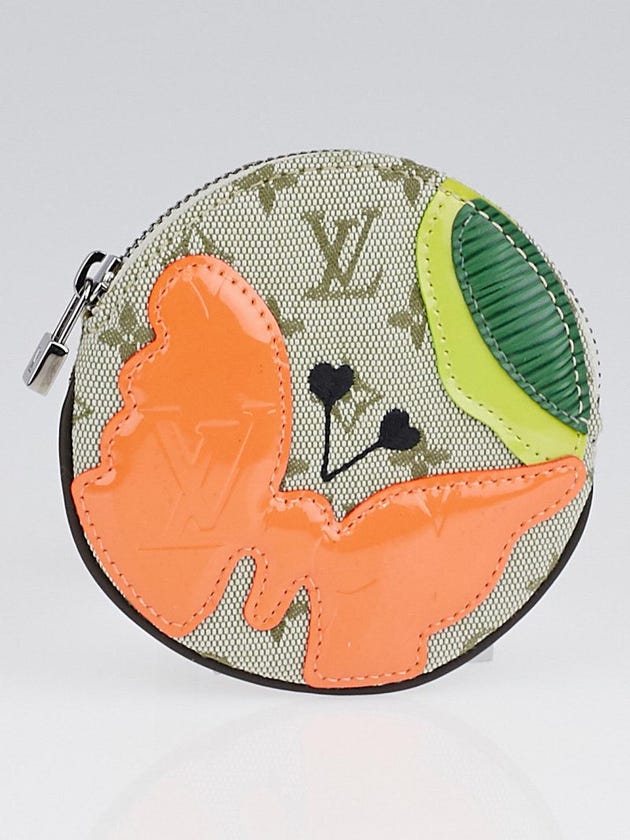 Louis Vuitton Limited Edition Grey Monogram Patchwork Porte Monnaie Conte De Fees Coin Purse