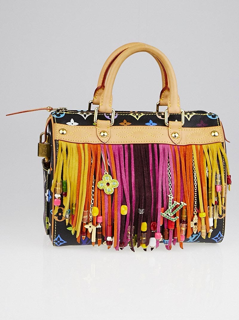 Fringed Louis Vuitton Speedy  Vintage louis vuitton handbags