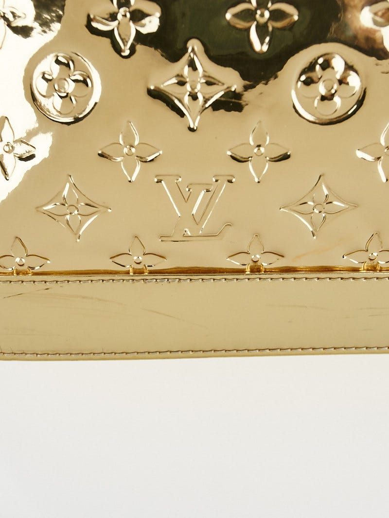 Louis Vuitton Limited Edition Gold Monogram Miroir Alma MM