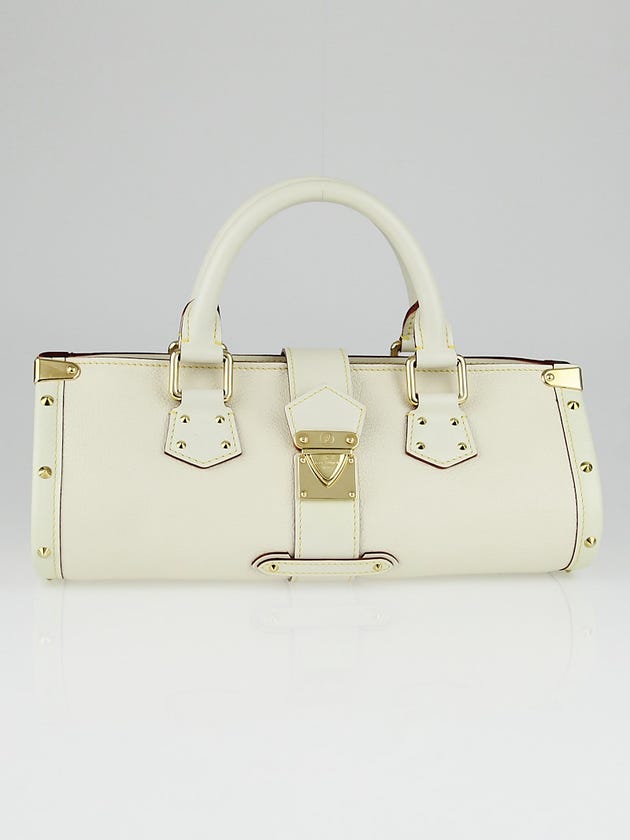 Louis Vuitton White Suhali Leather L'Epanoui PM Bag
