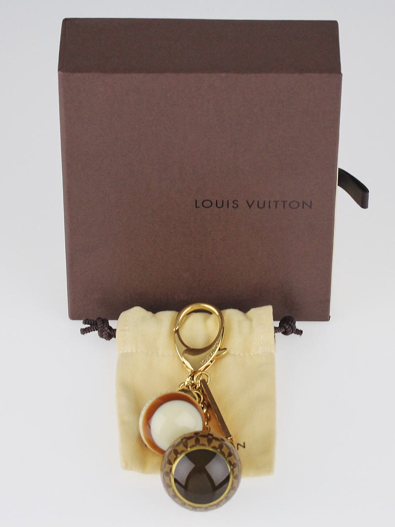 Louis Vuitton Bronze Monogram Resin Ball Bag Charm and Key Holder - Yoogi's  Closet
