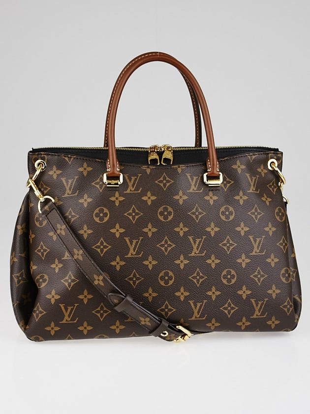 Louis Vuitton Black Monogram Canvas Pallas Bag