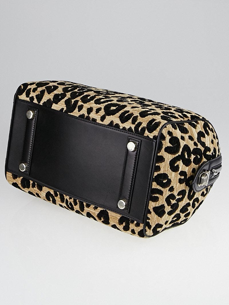 $1350 Louis Vuitton x Stephen Sprouse SIlk Leopard And Greenland Fox B –  lux2youlux2you