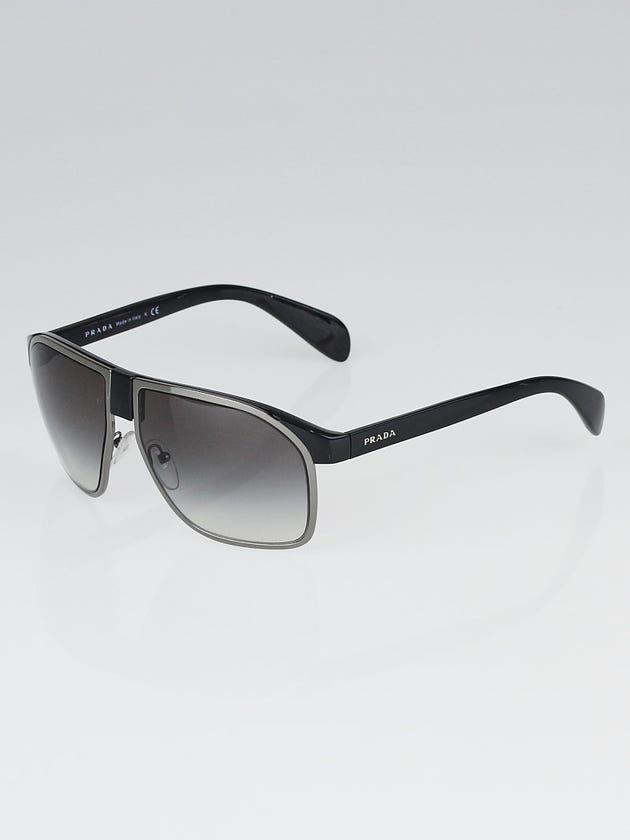 Prada Black Frame Gradient Tint Aviator Sunglasses -SPR21P