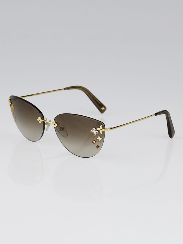 Louis Vuitton Brown Tint Rimless Desmayo Sunglasses