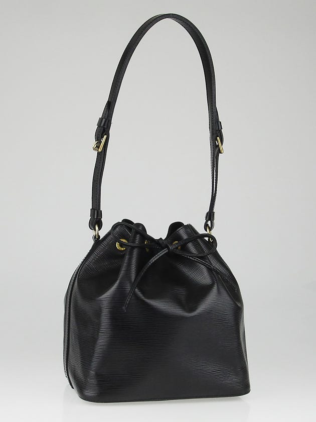 Louis Vuitton Black Epi Leather Petite Noe Bag