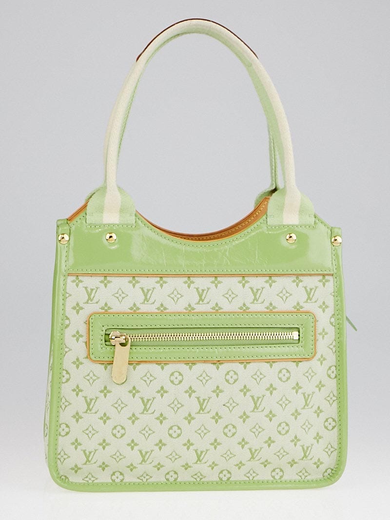 Louis Vuitton Green Monogram Mini Lin Sac Kathleen Bag Louis